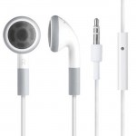 Universal White 3.5mm Headphones with Microphone